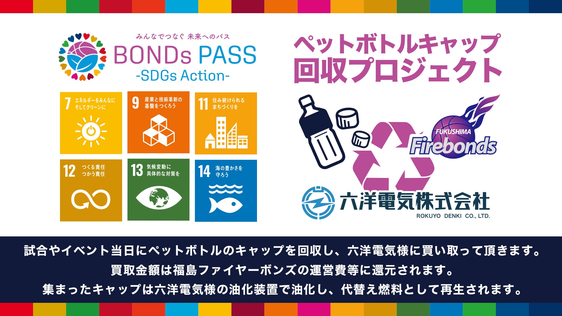 BONDs PASS】SDGsアクション ペットボトルキャップ回収プロジェクト