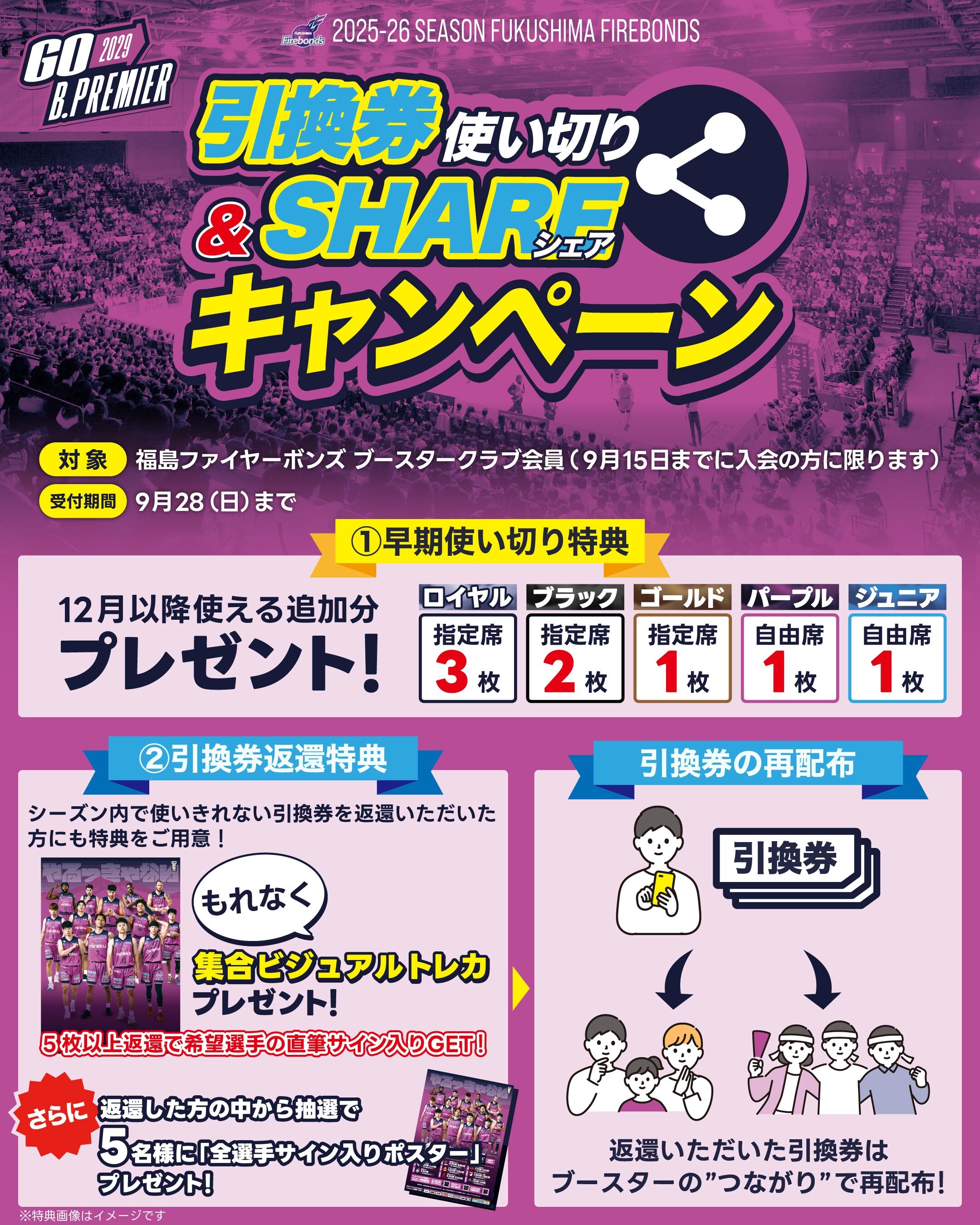 引換券使い切り＆シェアキャンペーン」開催のお知らせ | 福島